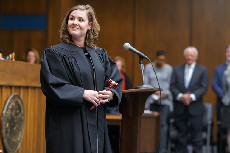 2017 - Vickery Sworn In as District Court Judge
